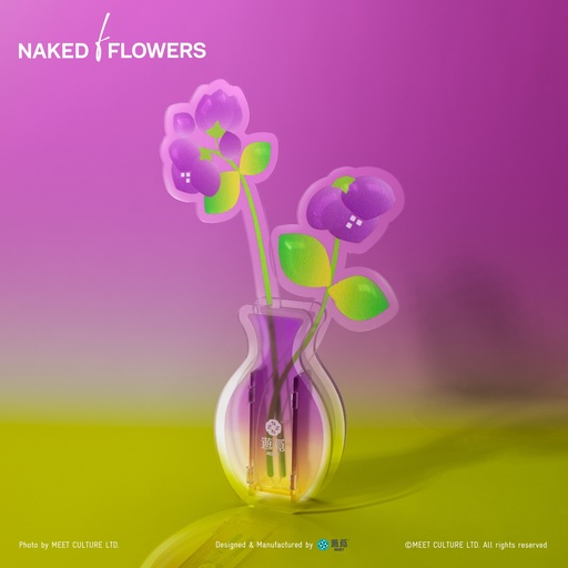 [XNK-1002] MEEET x Naked Inc. - Acrylic Vase Puzzle (Bougainvillea)